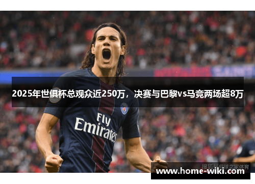2025年世俱杯总观众近250万，决赛与巴黎vs马竞两场超8万